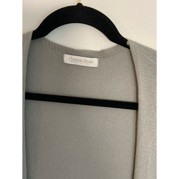 Cobble Stone Long open front‎ cardigan - Picture 2 of 6